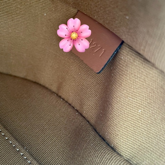 Celine AVA bag in triomphe canvas and calfskin white - Picture 7 of 9